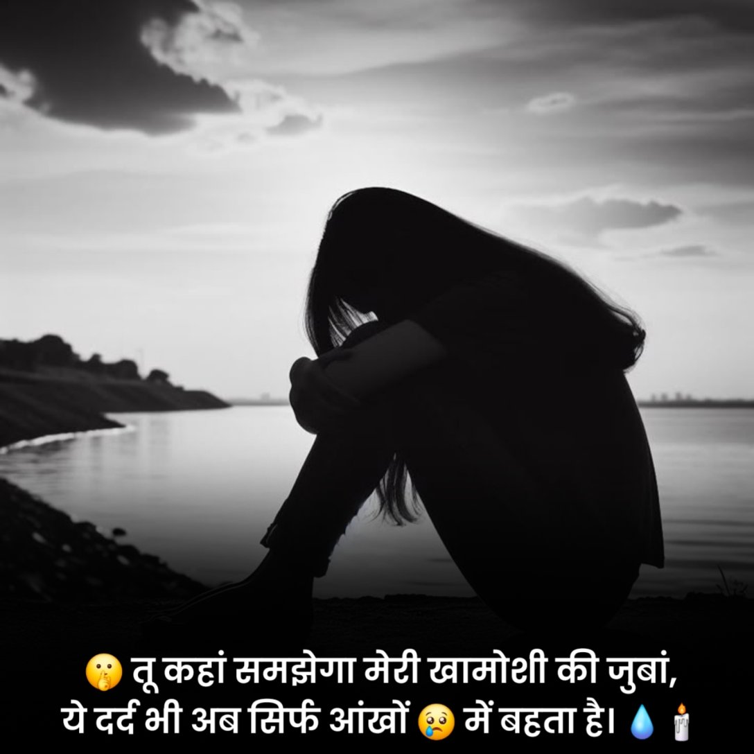 किसी की याद में दर्द भरी शायरी