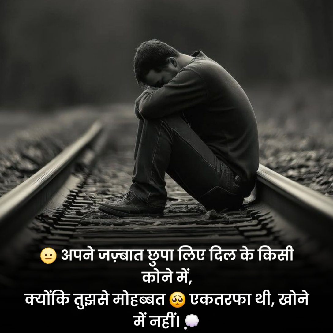 Ek Tarfa Pyar Shayari 2 Line in Hindi