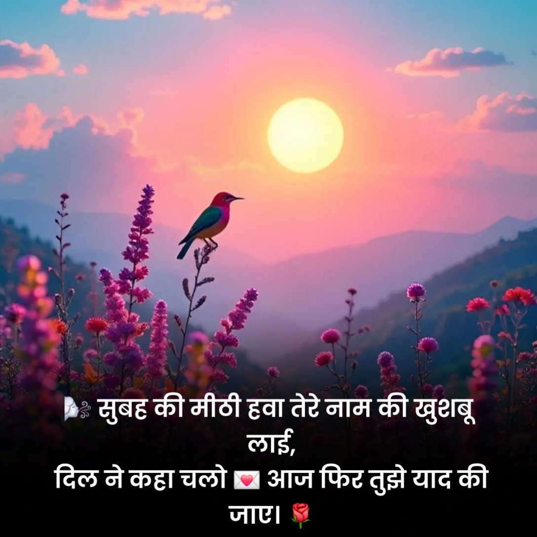 Good Morning Shayari in Hindi