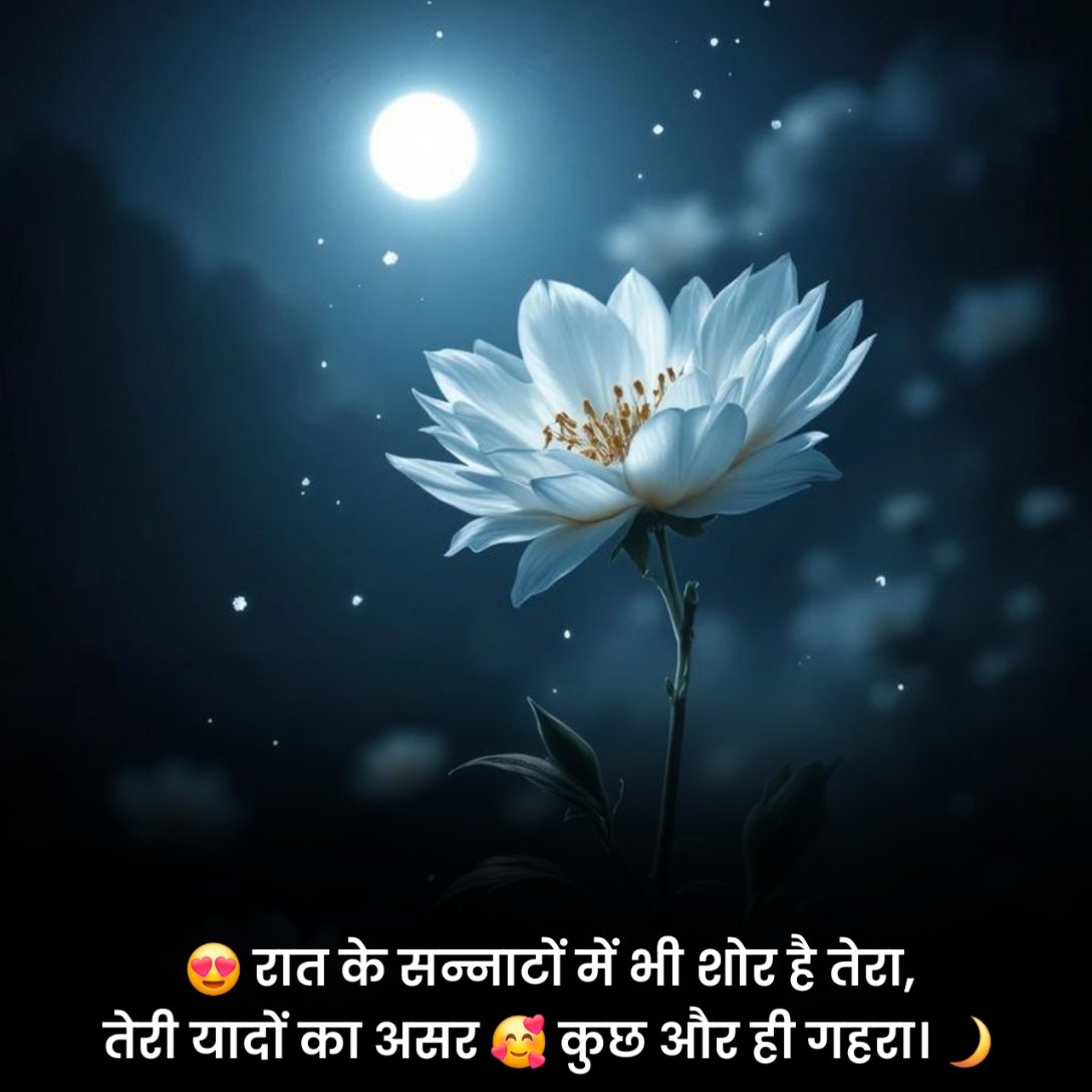 Good Night Shayari in Hindi
