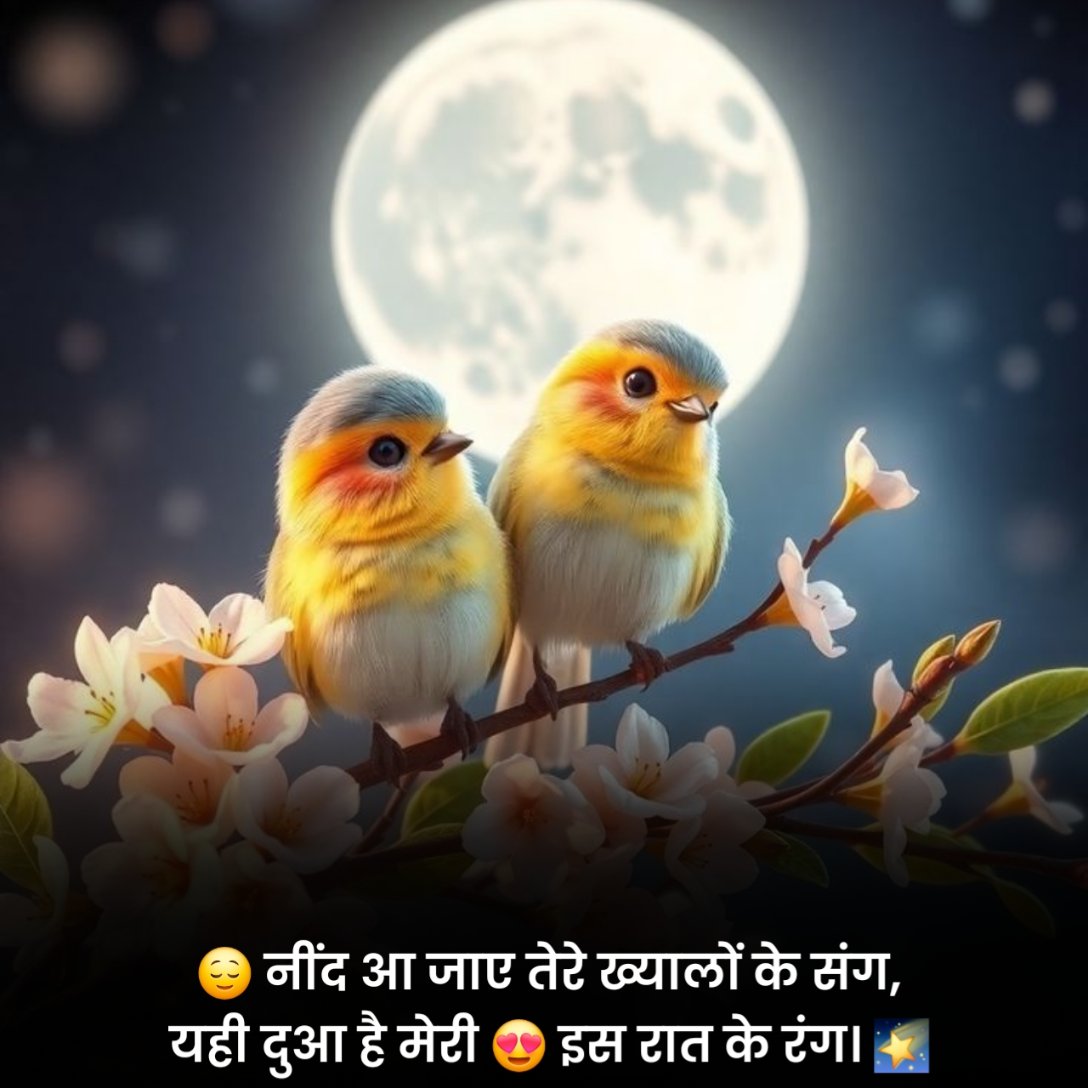 Good Night Shayari in Hindi