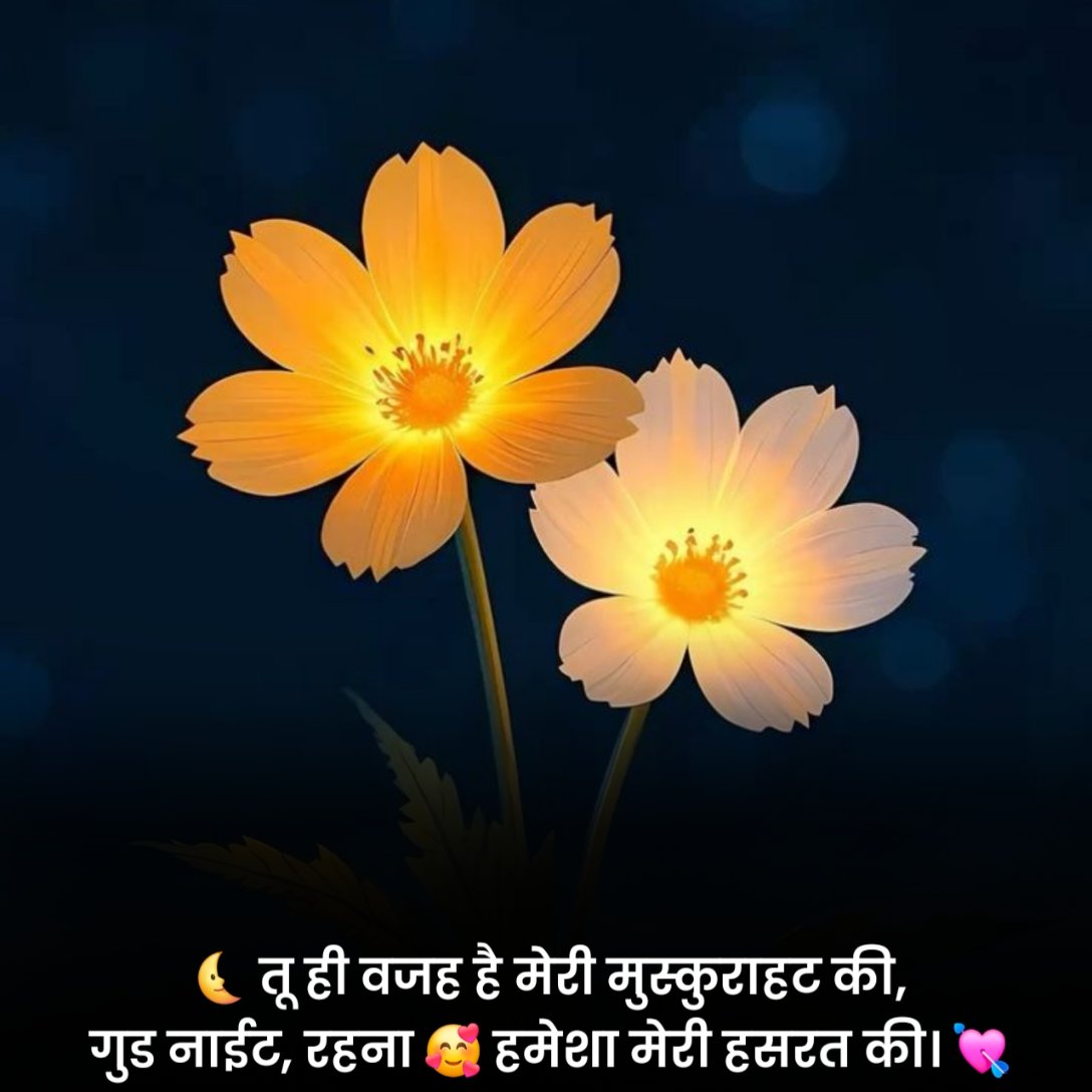 Good Night Shayari 2 Line