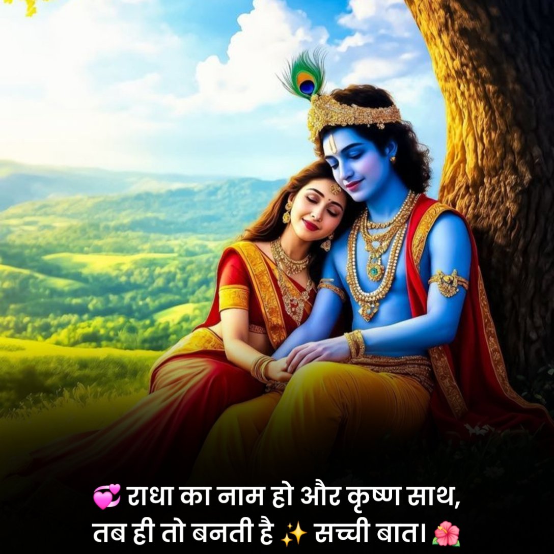 Radha Krishna Shayari in Hindi