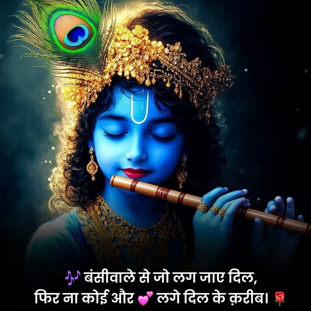 Shree Krishna Shayari in Hindi