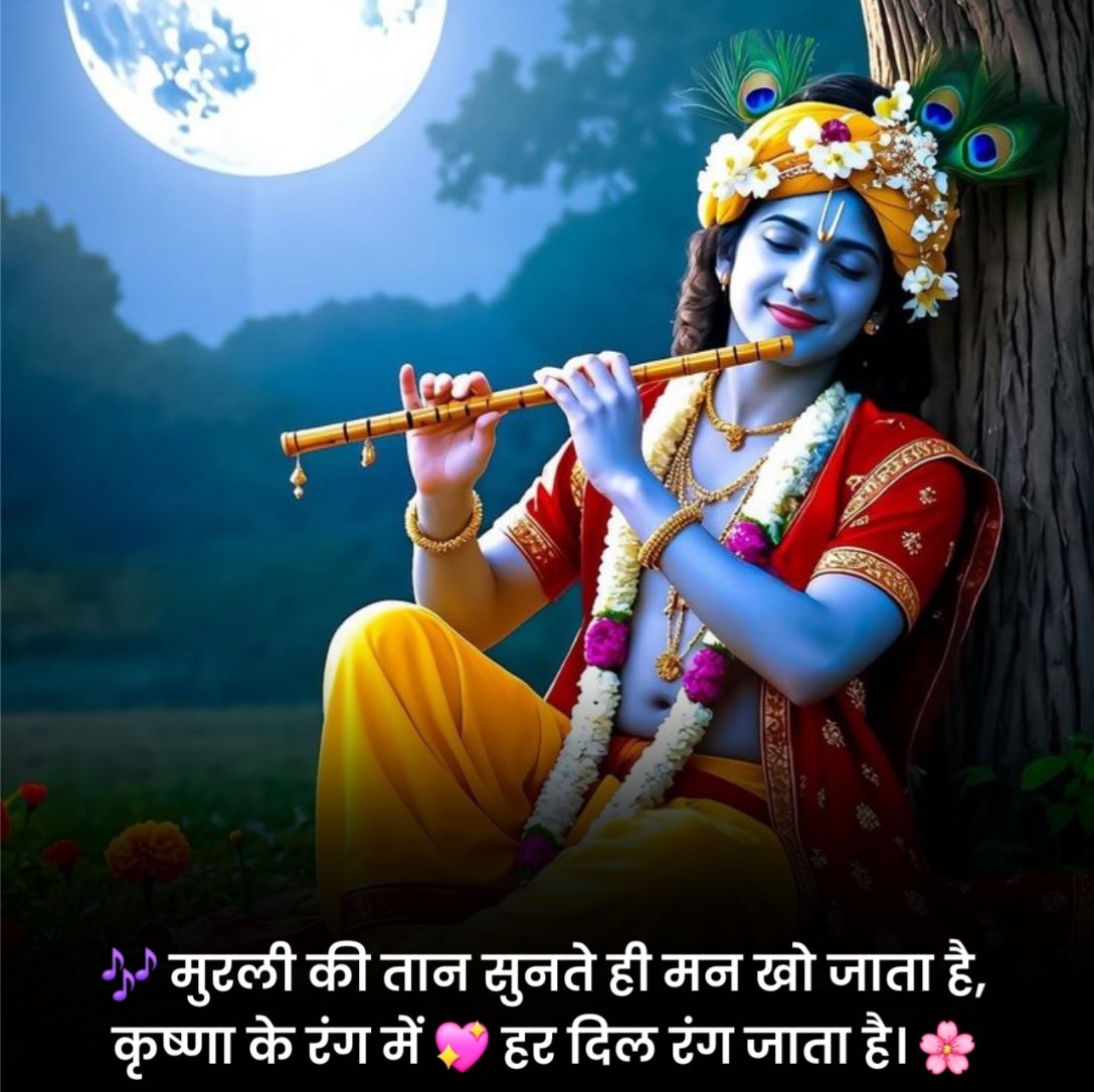 Shree Krishna Shayari in Hindi