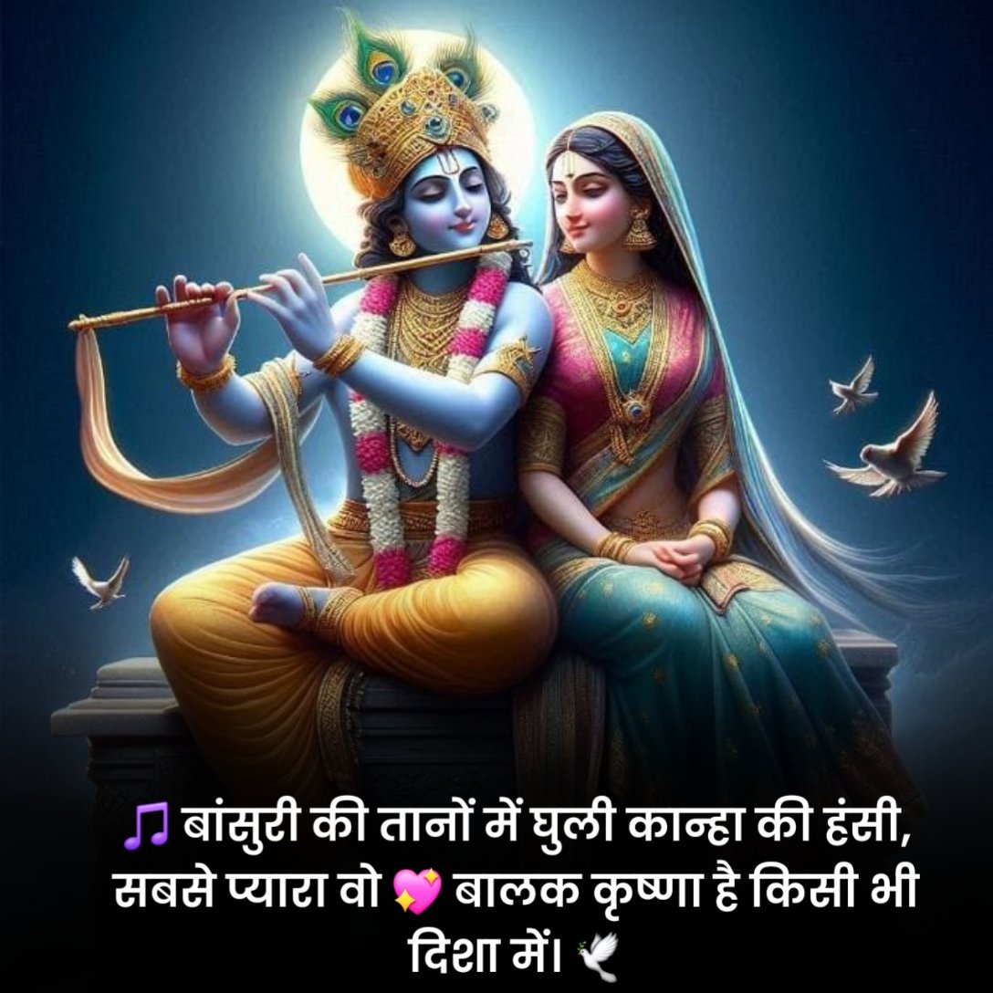 Radha Krishna Shayari in Hindi