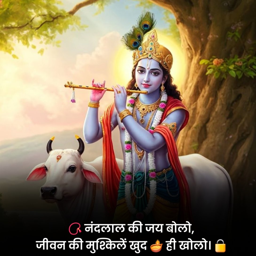 Shri Krishna Shayari 2 Line