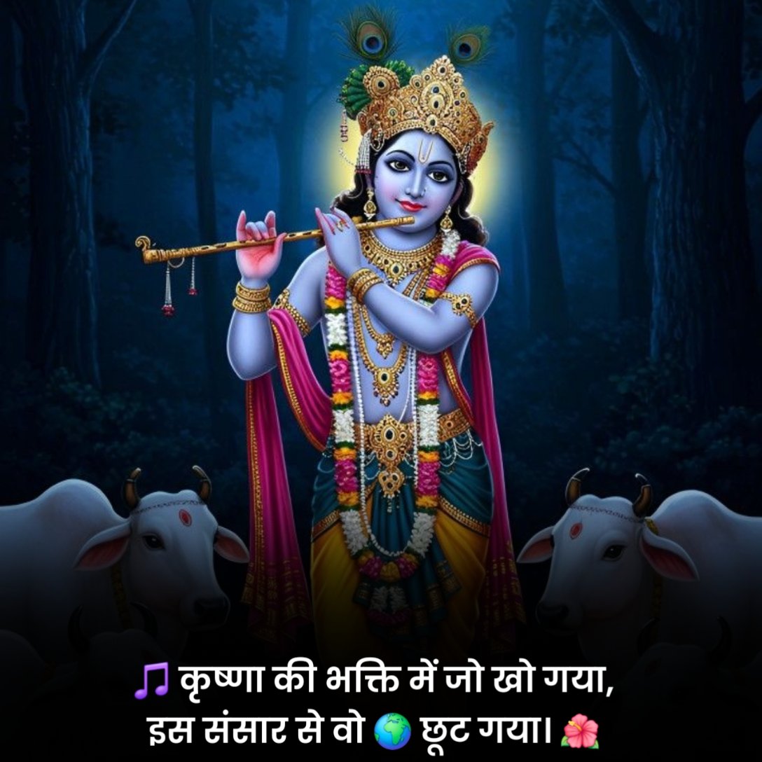 Shri Krishna Shayari 2 Line