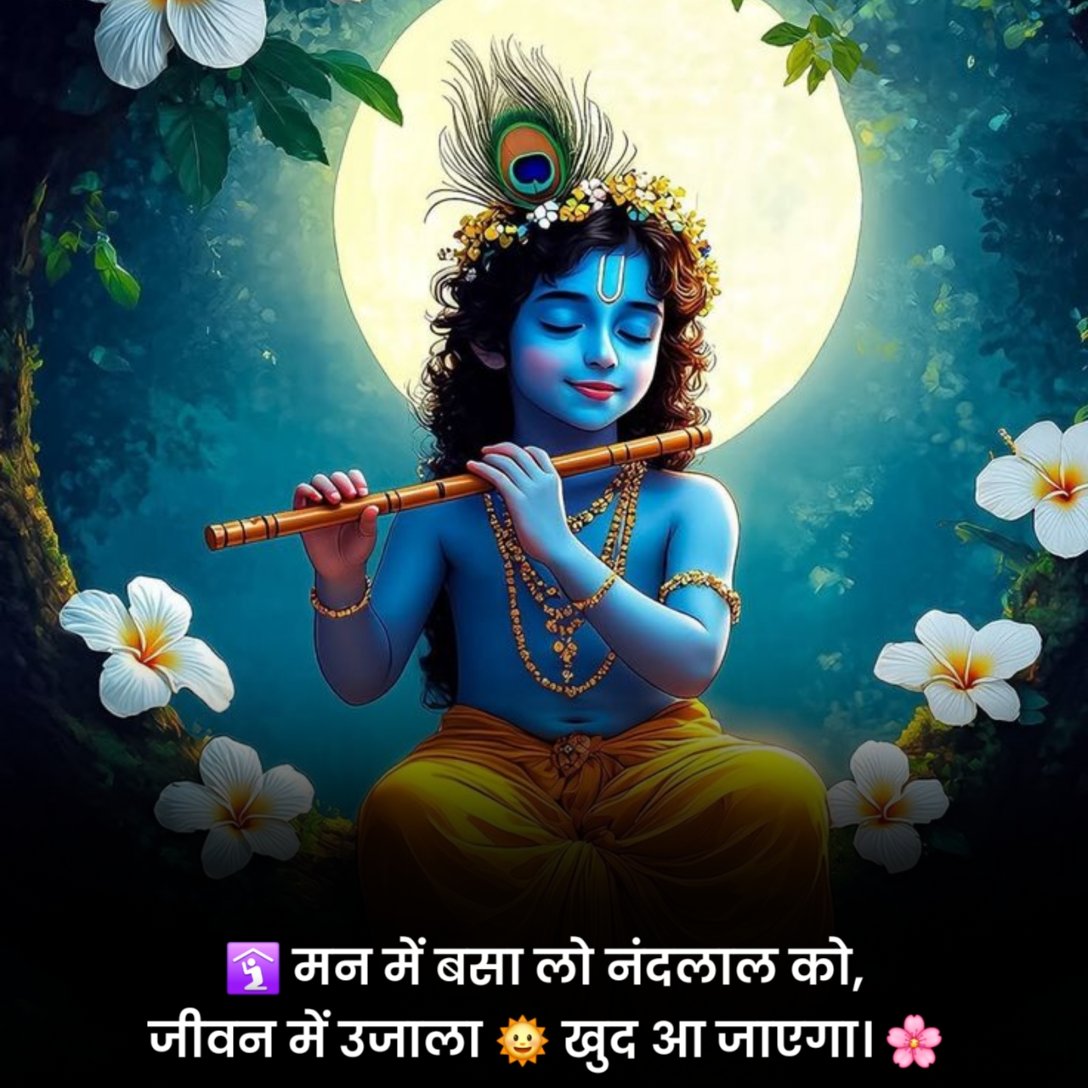 Shri Krishna Shayari 2 Line